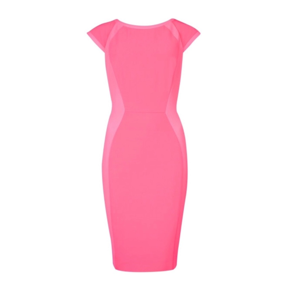 Ted Baker Jineen Neon Contrast Panel Dress